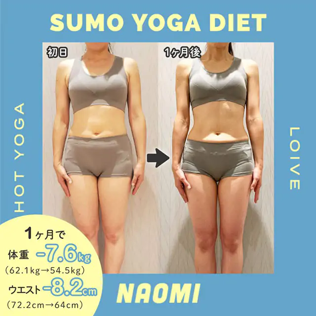 「SUMO YOGA」チャレンジの様子